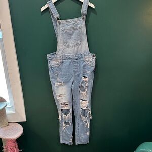 Cello Light Blue Denim Overalls